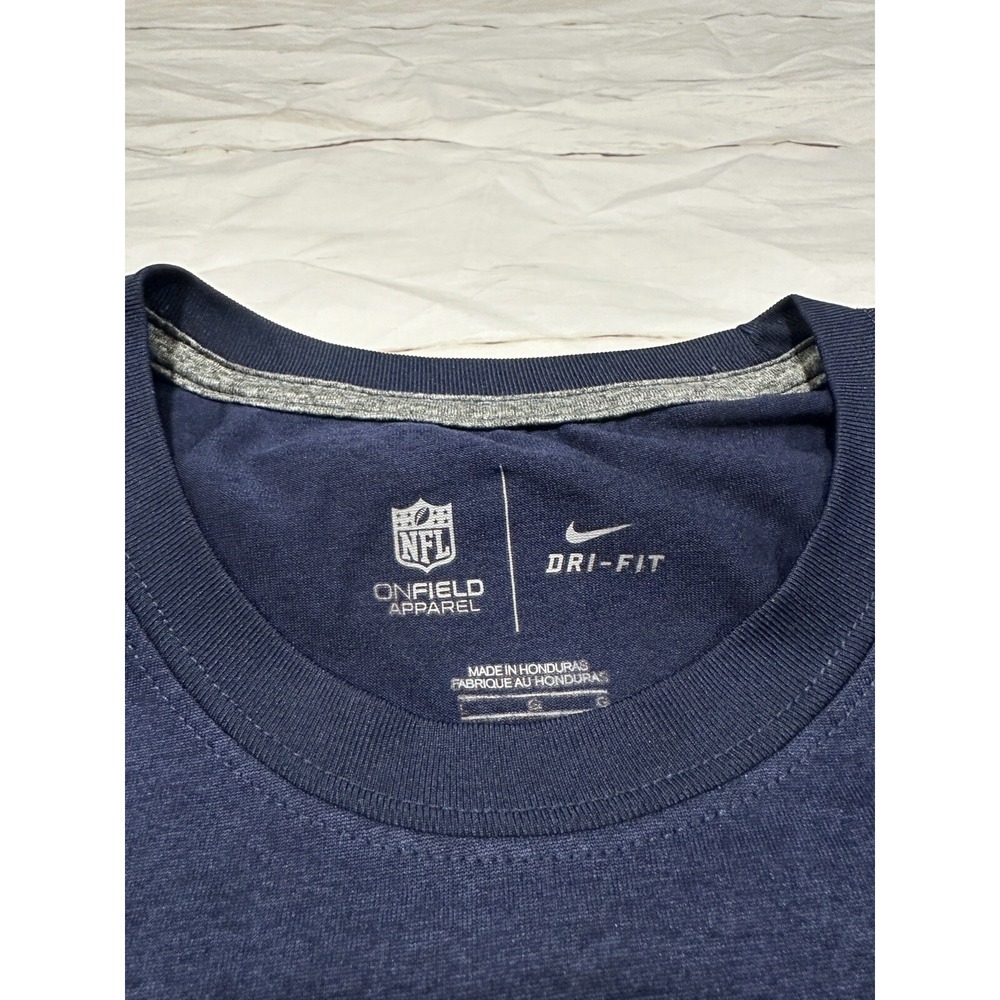 Tennessee Titans Shirt Adult Large Blue Navy Nike Dri Fit NFL Football Mens* - Picture 2 of 5